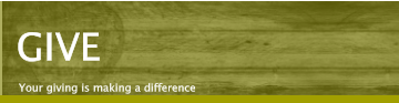Your giving is making a difference GIVE